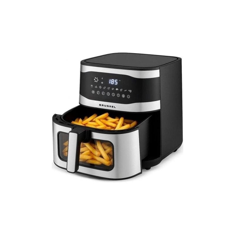Freidora por aire airfryer / sin aceite grunkel maxisteelfryer/ 2200w/ capacidad 9l