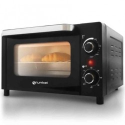 Horno de sobremesa grunkel hr-10mini/ 1600w/ capacidad 10l/ negro