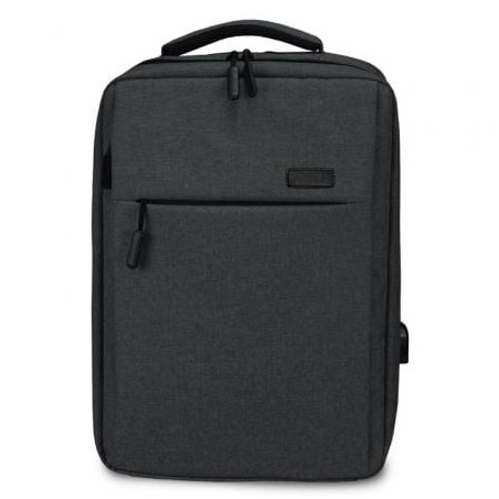 Mochila subblim traveller airpadding backpack para portátiles hasta 15.6'/ puerto usb/ gris
