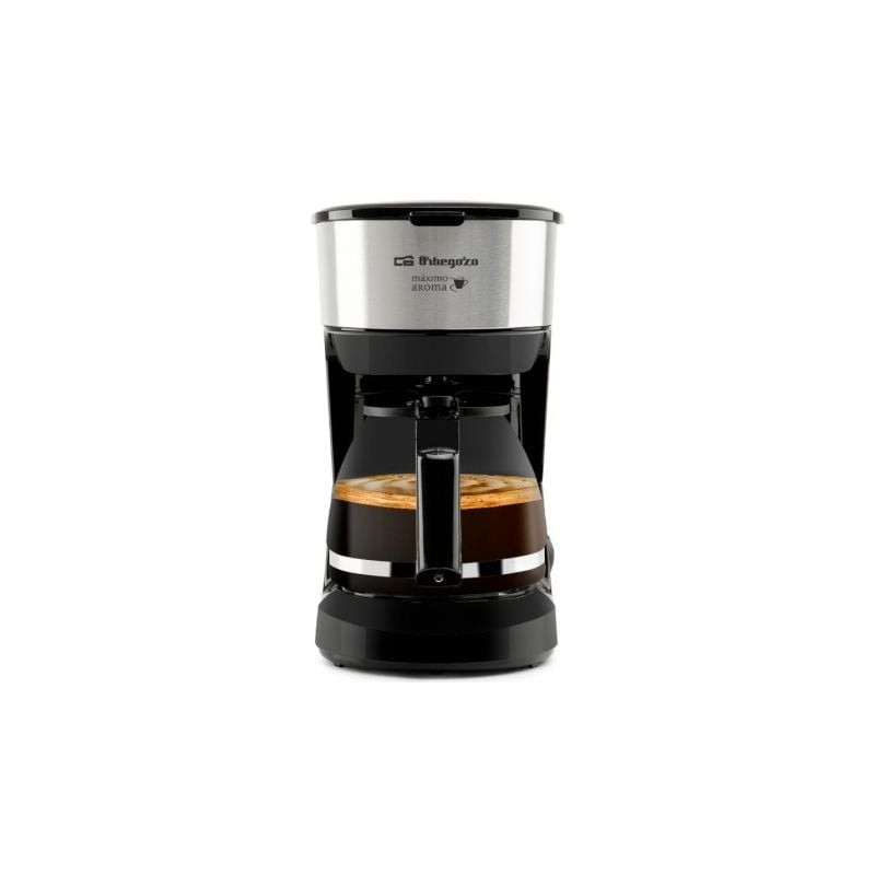Cafetera de goteo orbegozo cg 4506/ 6 tazas/ negra y plata
