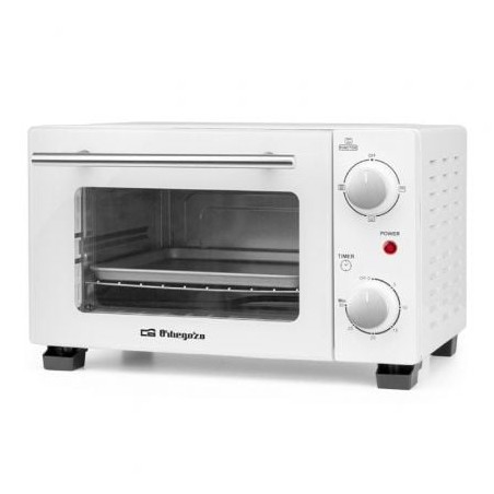 Horno de sobremesa orbegozo ho 975/ 800w/ capacidad 10l/ blanco