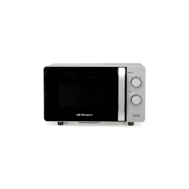 Microondas orbegozo mig 2072 ce/ 700w/ capacidad 20l/ función grill/ gris