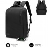 Mochila subblim city backpack para portátiles hasta 15.6'/ puerto usb/ negra
