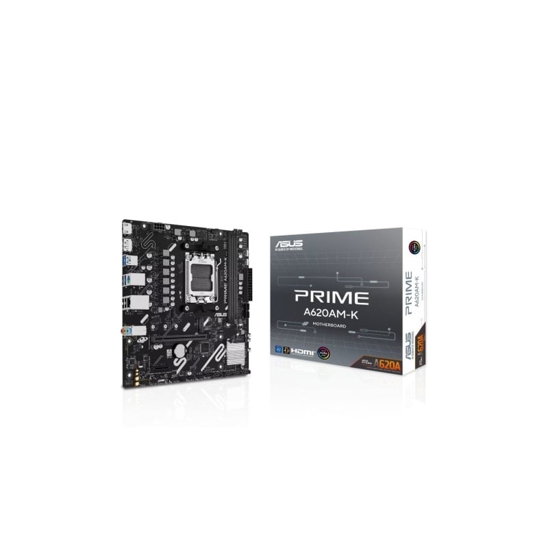 Placa base asus a620am-k socket am5/ ddr5/ pcie 4.0/ micro atx