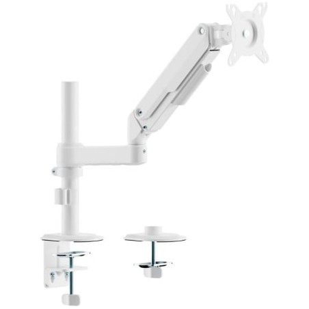 Soporte de mesa con contrapeso para monitor aisens dt32tsr-437/ giratorio/ inclinable/ hasta 9kg