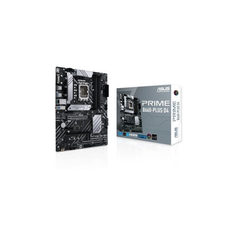 Placa base asus prime b660-plus d4 socket 1700/ ddr4/ pcie 4.0