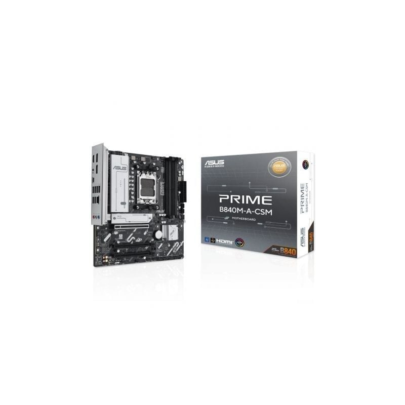 Placa base asus prime b840m-a-csm socket am5/ ddr5/ pcie 4.0/ micro atx