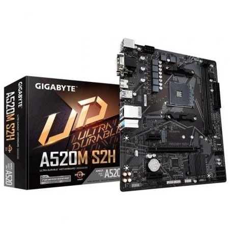Placa base gigabyte a520m s2h socket am4/ micro atx