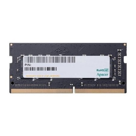 Memoria ram apacer es.08g2v.gnh 8gb/ ddr4/ 2666mhz/ 1.2v/ cl19/ sodimm