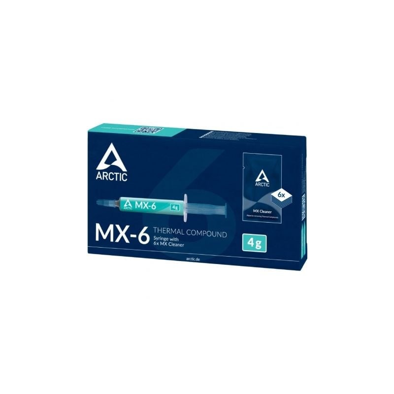Pasta térmica arctic mx-6/ 4g/ incluye 6 toallitas