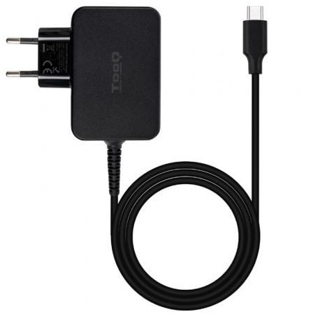 Cargador de portátil gan tooq tqlc-usbcgan45pd usb tipo-c/ 45w/ automático/ voltaje 5-20v