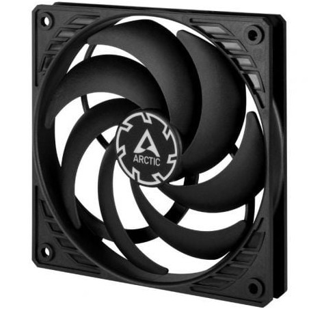 Ventilador arctic p12 slim pwm pst/ 12cm/ negro