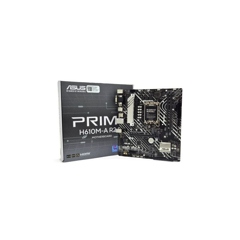 Placa base asus prime h610m-a r2.0/ socket 1700/ ddr5/ pcie 4.0/ micro atx
