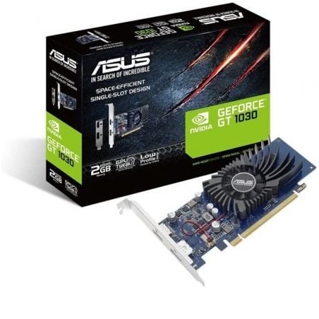 Tarjeta gráfica asus geforce gt 1030/ 2gb gddr5/ compatible con perfil bajo