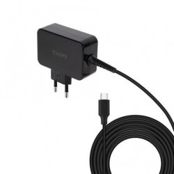 Cargador de portátil gan tooq tqlc-usbcgan65pd usb tipo-c/ 65w/ automático/ voltaje 5-20v