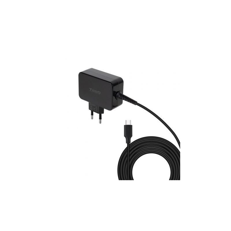 Cargador de portátil gan tooq tqlc-usbcgan65pd usb tipo-c/ 65w/ automático/ voltaje 5-20v