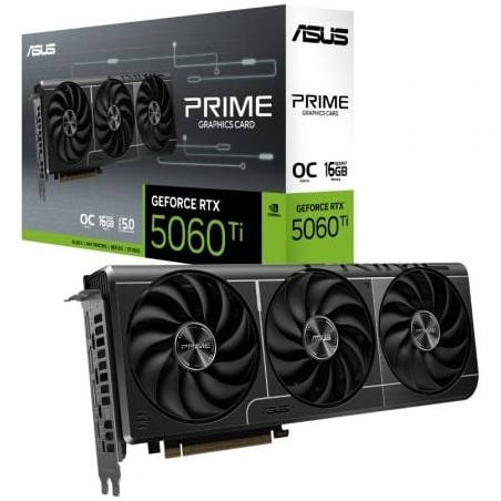 Tarjeta gráfica asus prime geforce rtx 5060 ti oc edition/ 16gb gddr7