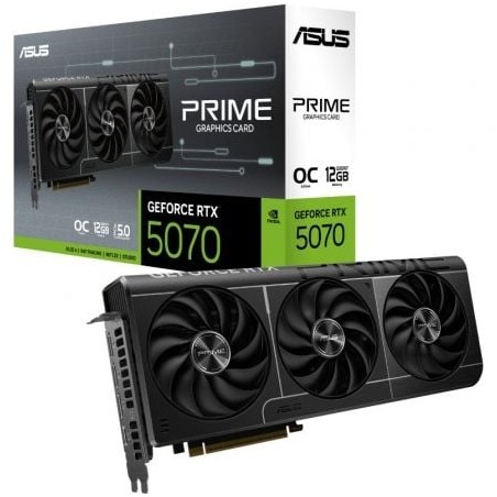 Tarjeta gráfica asus prime geforce rtx 5070 oc edition/ 12gb gddr7