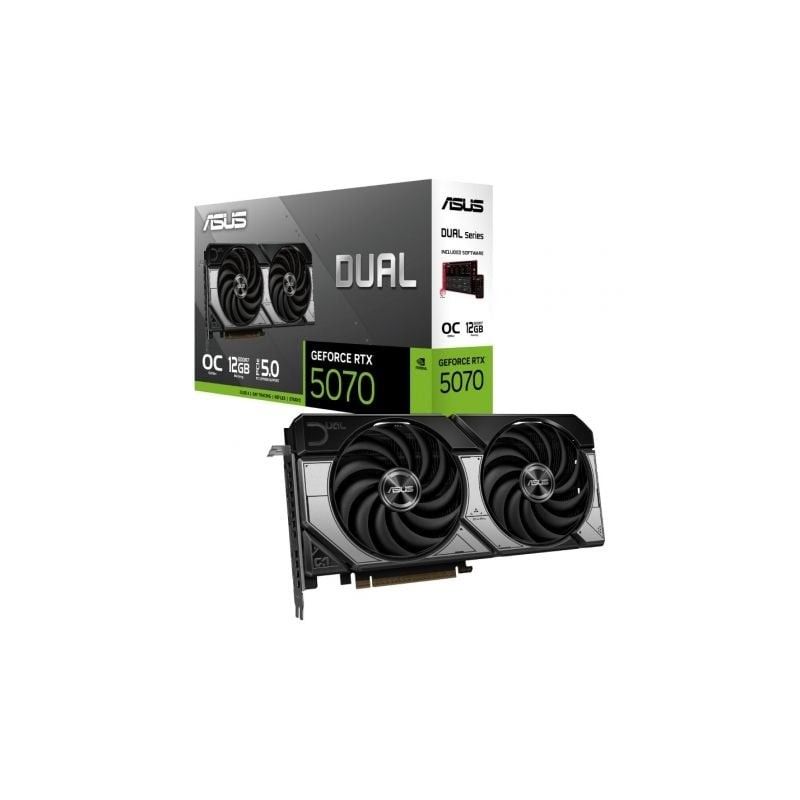Tarjeta gráfica asus dual geforce rtx 5070 oc/ 12gb gddr7