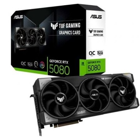 Tarjeta gráfica asus tuf gaming geforce rtx 5080 oc/ 16gb gddr7