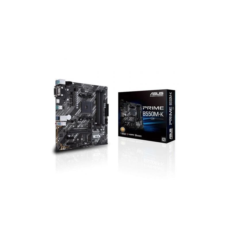 Placa base asus prime b550m-k socket am4/ ddr4/ pcie 4.0/ micro atx