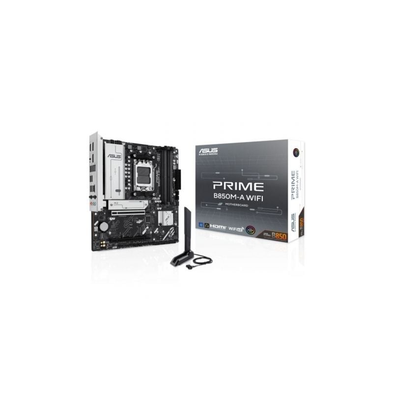 Placa base asus prime b850m-a wifi socket am5/ ddr5/ pcie 5.0/ micro atx