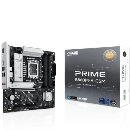 Placa base asus prime b860m-a csm socket 1851/ ddr5/ pcie 5.0/ micro atx