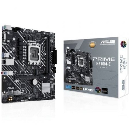 Placa base asus prime h610m-e-csm/ socket 1700/ ddr5/ pcie 4.0/ micro atx