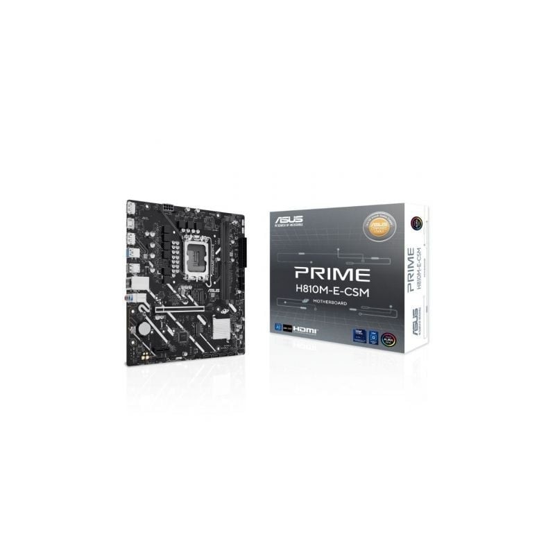 Placa base asus prime h810m-e-csm/ socket 1851/ ddr5/ pcie 4.0/ micro atx