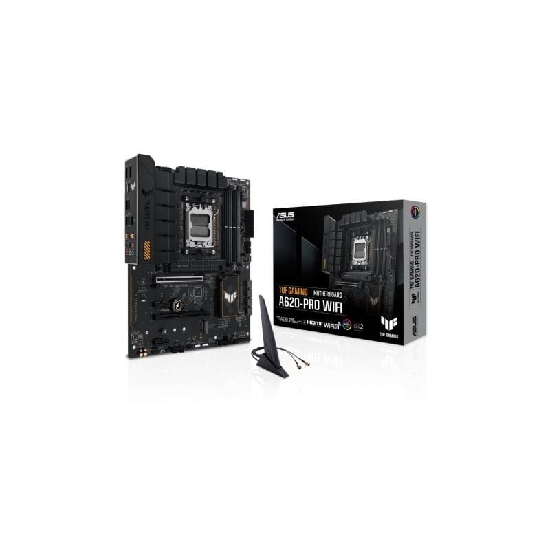 Placa base asus tuf gaming a620-pro wifi socket am5/ ddr5/ pcie 4.0