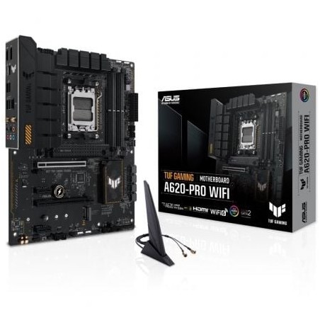 Placa base asus tuf gaming a620-pro wifi socket am5/ ddr5/ pcie 4.0