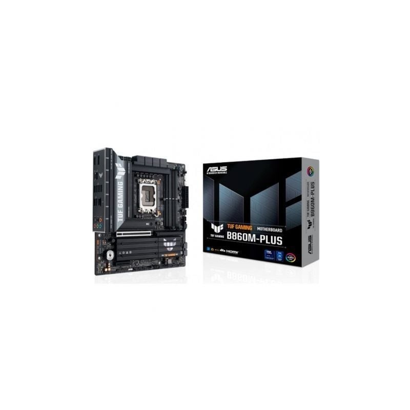 Placa base asus tuf gaming b860m-plus socket 1851/ ddr5/ pcie 5.0/ micro atx