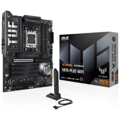 Placa base asus tuf gaming x870-plus wifi/ socket am5/ ddr5/ pcie 5.0