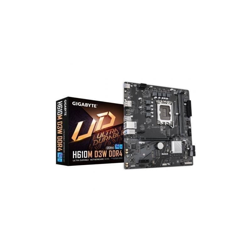 Placa base gigabyte h610m d3w drr4 socket 1700/ ddr4/ pcie 4.0/ micro atx