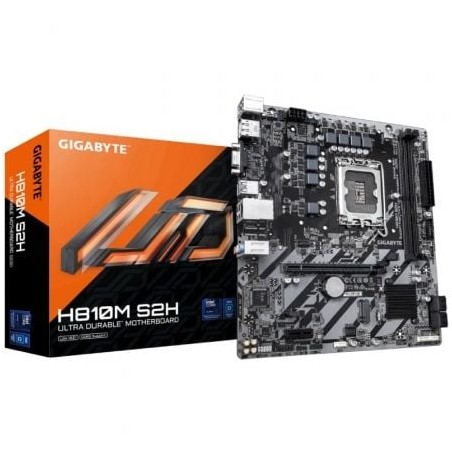 Placa base gigabyte h810m s2h socket 1851/ ddr5/ pcie 4.0/ micro atx