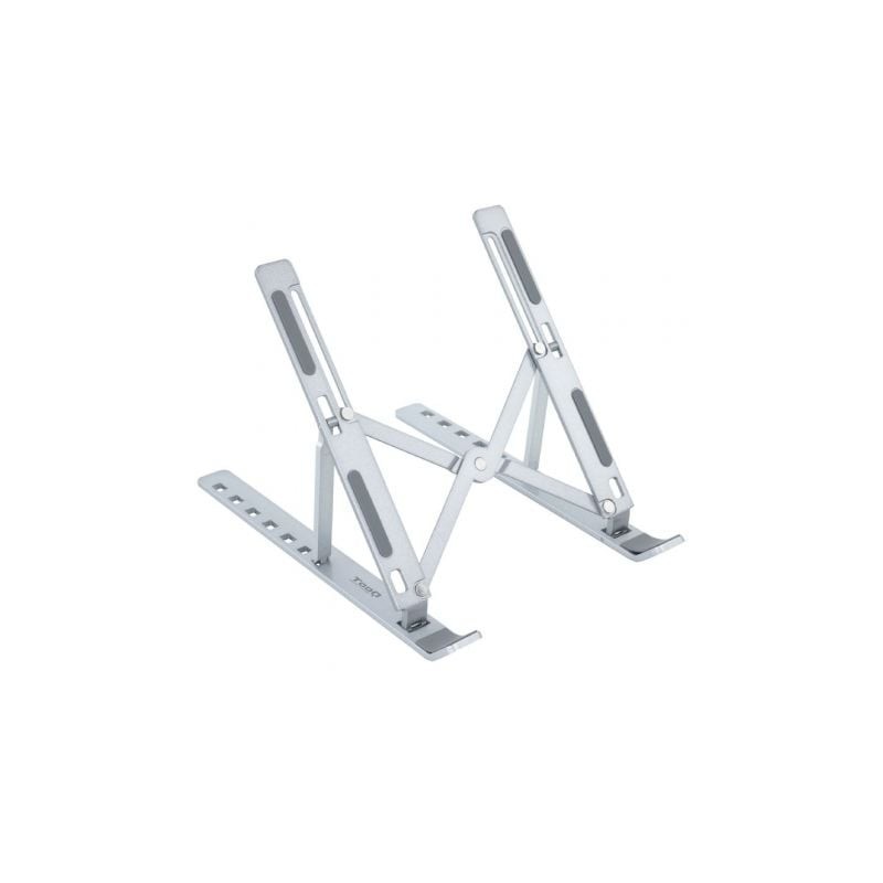 Soporte tooq tqlrs0035-al para portátil/ tablet hasta 15'/ plata
