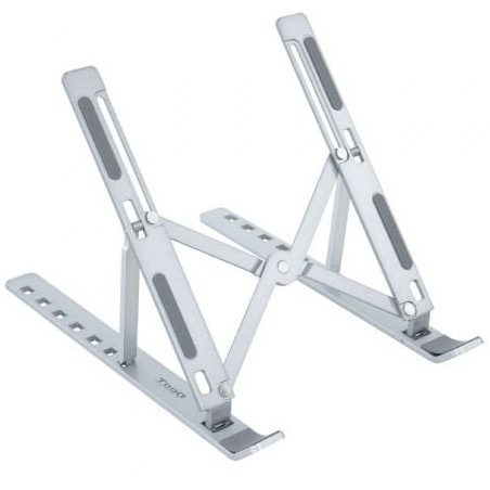 Soporte tooq tqlrs0035-al para portátil/ tablet hasta 15'/ plata