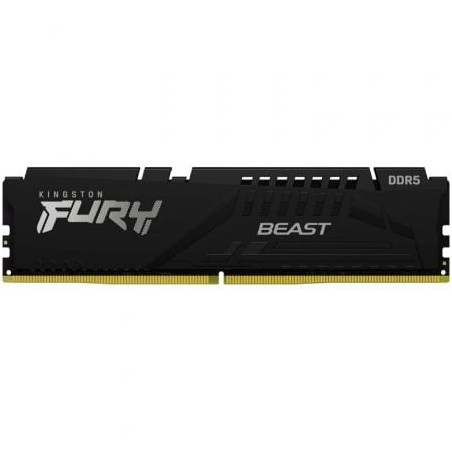 Memoria ram kingston fury beast 16gb/ ddr5/ 5600mhz/ 1.25v/ cl40/ dimm