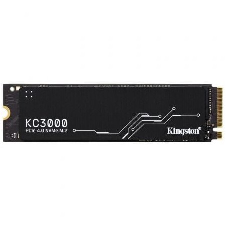 Disco ssd kingston kc3000 512gb/ m.2 2280 pcie gen4/ con disipador de calor/ full capacity
