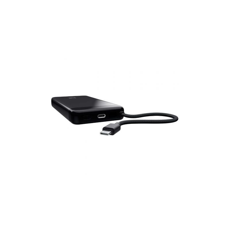 Batería externa/powerbank trust fiera 20000mah/ 20w/ incluye cable usb tipo-c