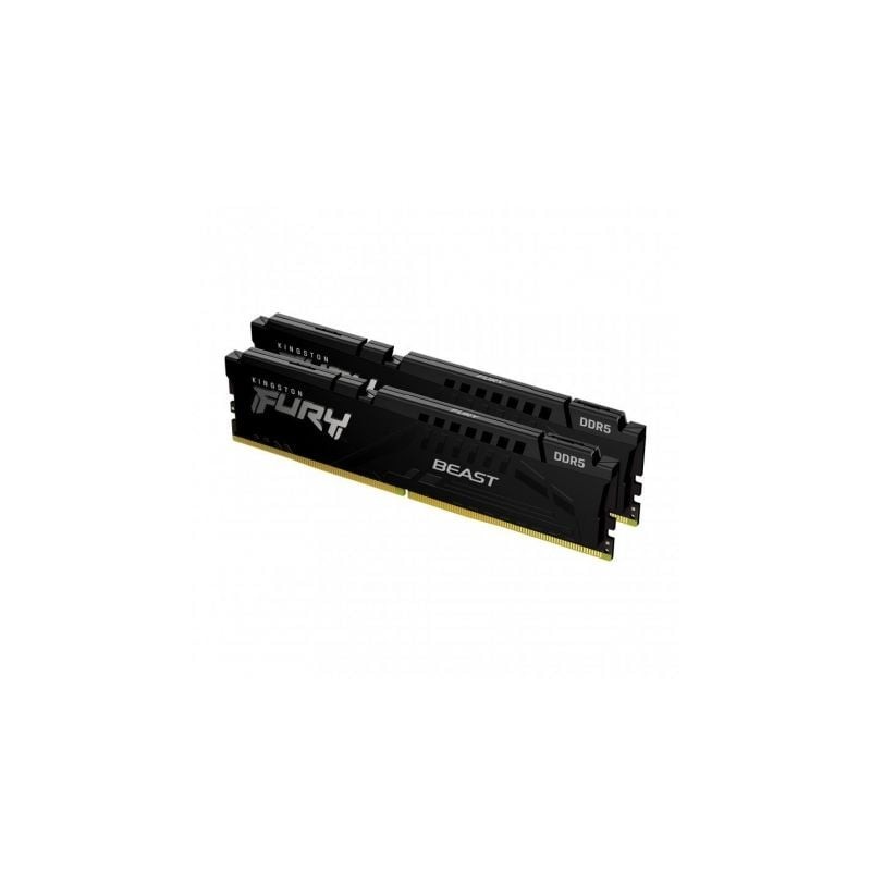 Memoria ram kingston fury beast 2 x 16gb/ ddr5/ 5200mhz/ 1.25v/ cl40/ dimm