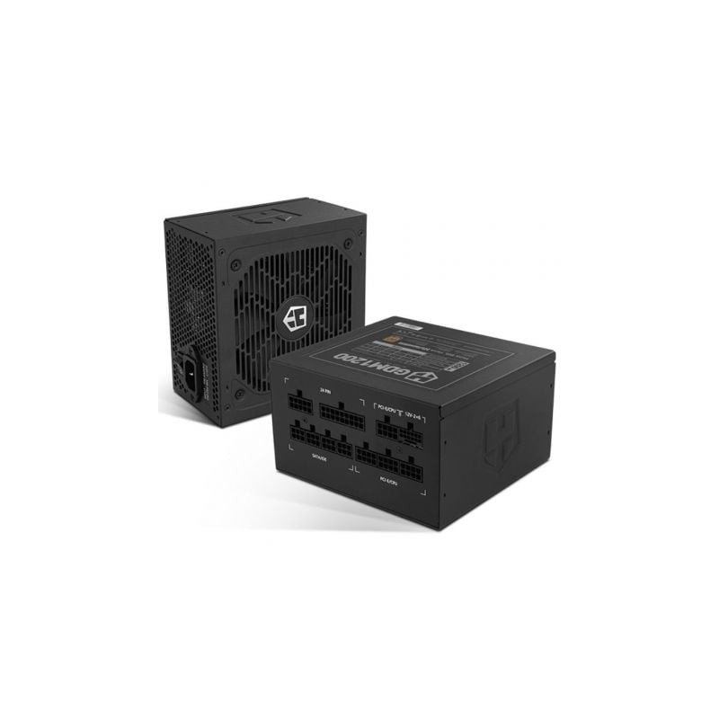 Fuente de alimentación nox hummer gdm/ 1200w/ ventilador 12cm/ atx 3.1/ pcie 5.1/ 80 plus gold
