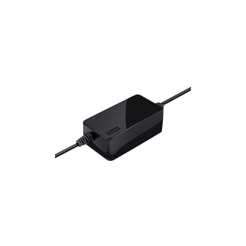 Cargador de portátil universal trust primo 21904/ 45w/ automático/ 6 conectores/ voltaje 18-20v