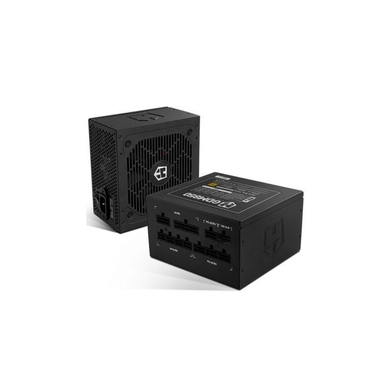 Fuente de alimentación nox hummer gdm/ 850w/ ventilador 12cm/ atx 3.1/ pcie 5.1/ 80 plus gold