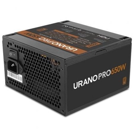 Fuente de alimentación nox hummer urano pro/ 650w/ ventilador 12cm/ 80 plus bronze