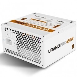 Fuente de alimentación nox hummer urano pro white/ 650w/ ventilador 12cm/ 80 plus bronze/ blanca