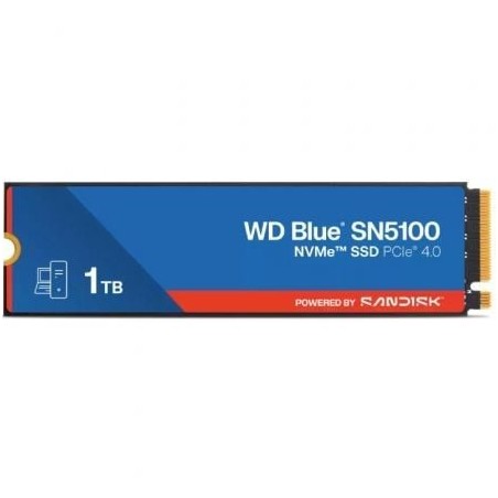 Disco ssd sandisk wd blue sn5100 1tb/ m.2 2280 pcie gen4/ full capacity