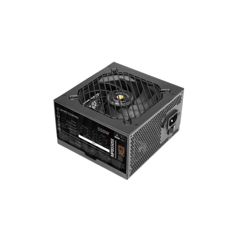 Fuente de alimentación mars gaming mpb550si/ 550w/ ventilador 12cm/ 80 plus bronze