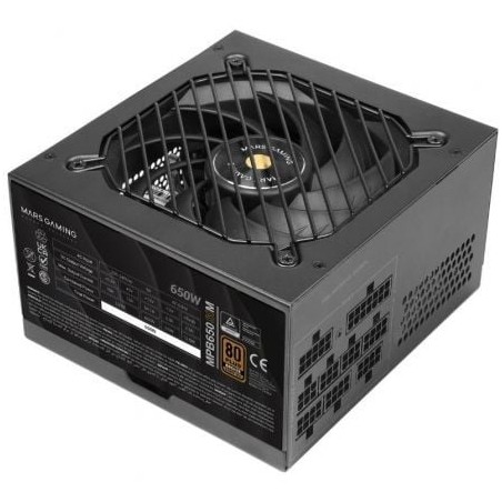 Fuente de alimentación mars gaming mpb650sim/ 650w/ ventilador 12cm/ 80 plus bronze