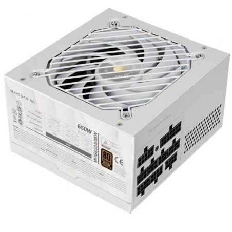 Fuente de alimentación mars gaming mpb650sim/ 650w/ ventilador 12cm/ 80 plus bronze/ blanca